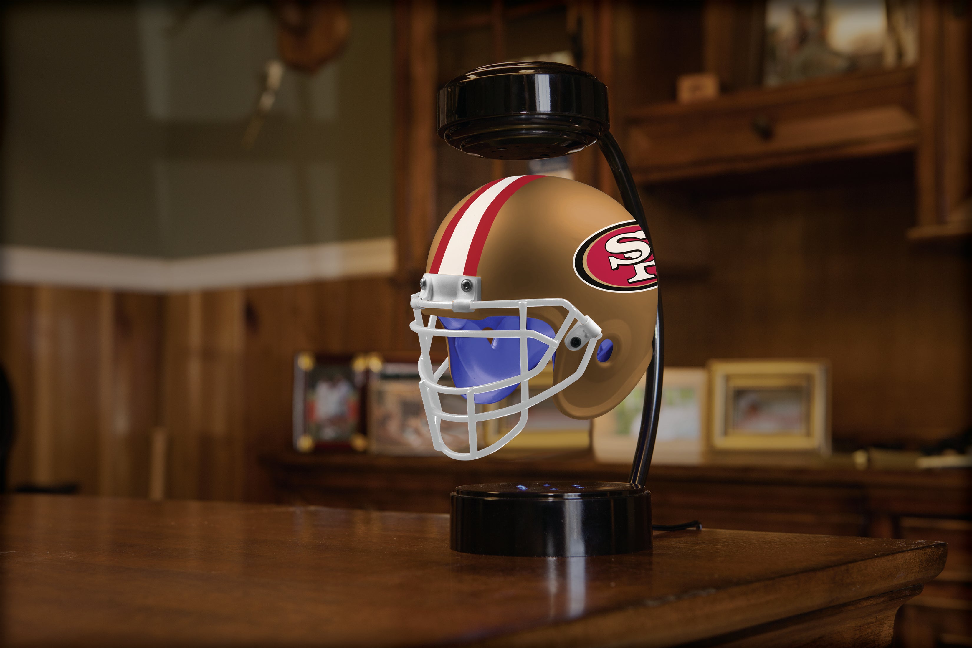 Pegasus Sports NFL Rotating Levitating Hover Helmet with LED Lighting