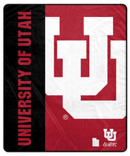 Load image into Gallery viewer, NCAA Endzone Ultra Soft Tailgate Throw