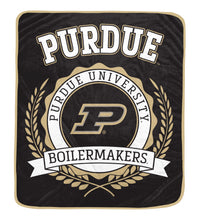 Load image into Gallery viewer, NCAA University Crest 50x60 Ultra Soft Blanket