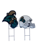 Load image into Gallery viewer, NCAA Logo and Helmet 2 Pack Yard Sign Set