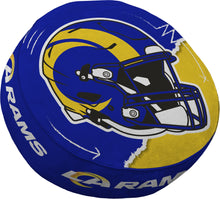 Load image into Gallery viewer, NFL Split Helmet Circle Plushlete Pillow