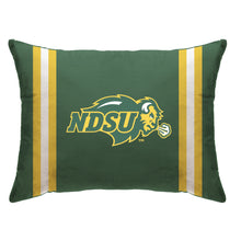Load image into Gallery viewer, NCAA Standard Stripe Logo Bed Pillow