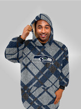 Load image into Gallery viewer, NFL Digital Dash Sherpa Hooded Fan Cape