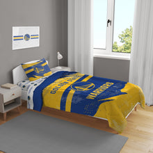Load image into Gallery viewer, NBA Slanted Stripe 4 PC Twin Bed in a Bag
