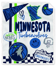 Load image into Gallery viewer, NBA Loco Fan Ultra Cozy 60x70 Sherpa Blanket