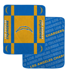 Load image into Gallery viewer, NFL Reverse Block Double Sided 60x70 Ultra Cozy Blanket