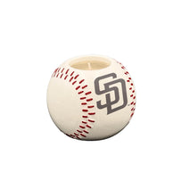 Load image into Gallery viewer, MLB Ceramic Baseball Honey Vanilla 8oz Candle