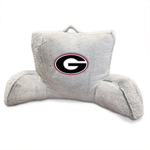 Load image into Gallery viewer, NCAA Faux Fur Logo Backrest