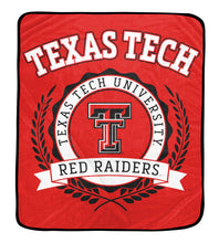 Load image into Gallery viewer, NCAA University Crest 50x60 Ultra Soft Blanket