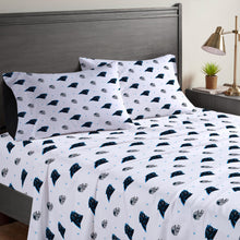 Load image into Gallery viewer, NFL Small X Queen Sheet Set