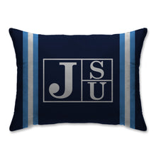 Load image into Gallery viewer, NCAA Standard Stripe Logo Bed Pillow