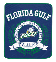 Load image into Gallery viewer, NCAA University Crest 50x60 Ultra Soft Blanket