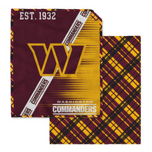 Load image into Gallery viewer, NFL Digital Dash 2 Sided Checkered 60x80 Blanket