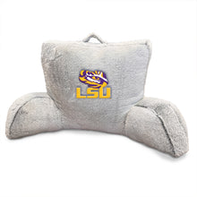 Load image into Gallery viewer, NCAA Faux Fur Logo Backrest