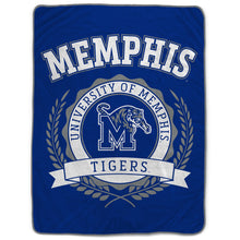 Load image into Gallery viewer, NCAA University Crest 50x60 Ultra Soft Blanket