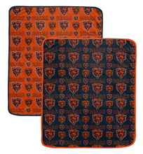 Load image into Gallery viewer, NFL Home & Away Logo Roll 60x70 2 Pack Blanket Set