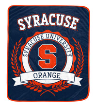 Load image into Gallery viewer, NCAA University Crest 50x60 Ultra Soft Blanket