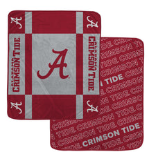 Load image into Gallery viewer, NCAA Reverse Block Double Sided 60x70 Ultra Cozy Blanket