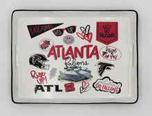 Load image into Gallery viewer, NFL Loco Fan Large Serving Tray w/Handles