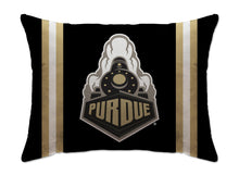 Load image into Gallery viewer, NCAA Standard Stripe Logo Bed Pillow
