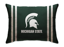 Load image into Gallery viewer, NCAA Standard Stripe Logo Bed Pillow