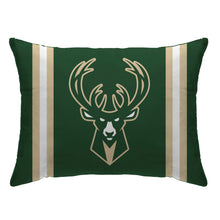 Load image into Gallery viewer, NBA Standard Stripe Logo Bed Pillow