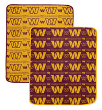 Load image into Gallery viewer, NFL Home & Away Logo Roll 60x70 2 Pack Blanket Set