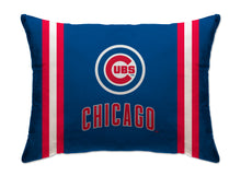 Load image into Gallery viewer, MLB Standard Logo Stripe Bed Pillow
