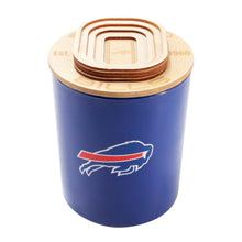 Load image into Gallery viewer, NFL Stadium Wood Top Glass Candle