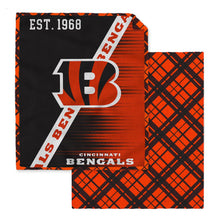 Load image into Gallery viewer, NFL Digital Dash 2 Sided Checkered 60x80 Blanket