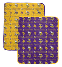 Load image into Gallery viewer, NFL Home & Away Logo Roll 60x70 2 Pack Blanket Set