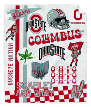 Load image into Gallery viewer, NCAA Loco Fan Ultra Cozy 60x70 Sherpa Blanket