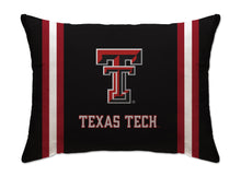 Load image into Gallery viewer, NCAA Standard Stripe Logo Bed Pillow