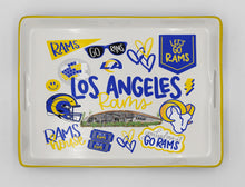 Load image into Gallery viewer, NFL Loco Fan Large Serving Tray w/Handles