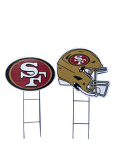 Load image into Gallery viewer, NFL Logo and Helmet 2 Pack Yard Sign Set