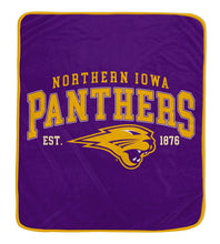 Load image into Gallery viewer, NCAA Vintage Arch Block Ultra Soft 50x60 Throw Blanket