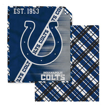 Load image into Gallery viewer, NFL Digital Dash 2 Sided Checkered 60x80 Blanket