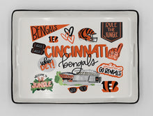 Load image into Gallery viewer, NFL Loco Fan Large Serving Tray w/Handles