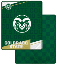 Load image into Gallery viewer, NCAA Diagonal Ghost Checker 60x70 Blanket