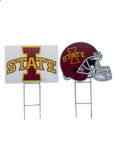 Load image into Gallery viewer, NCAA Logo and Helmet 2 Pack Yard Sign Set