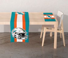 Load image into Gallery viewer, NFL Logo 2-Sided Place Mat Table Runner Set
