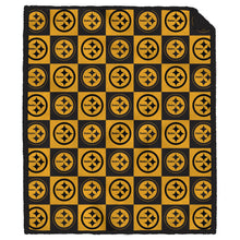 Load image into Gallery viewer, NFL Tonal Logo Box Ultra Cozy Team Color 60x70 Sherpa Blanket