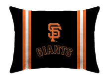 Load image into Gallery viewer, MLB Standard Logo Stripe Bed Pillow