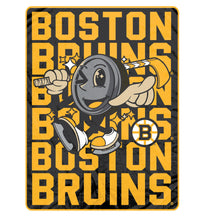 Load image into Gallery viewer, NHL Cartoon Puck Ultra Soft 60x80 Blanket