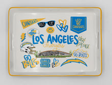 Load image into Gallery viewer, NFL Loco Fan Large Serving Tray w/Handles