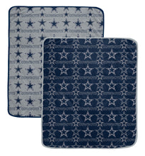 Load image into Gallery viewer, NFL Home & Away Logo Roll 60x70 2 Pack Blanket Set