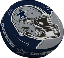 Load image into Gallery viewer, NFL Split Helmet Circle Plushlete Pillow