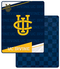 Load image into Gallery viewer, NCAA Diagonal Ghost Checker 60x70 Blanket