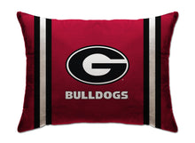 Load image into Gallery viewer, NCAA Standard Stripe Logo Bed Pillow
