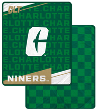 Load image into Gallery viewer, NCAA Diagonal Ghost Checker 60x70 Blanket